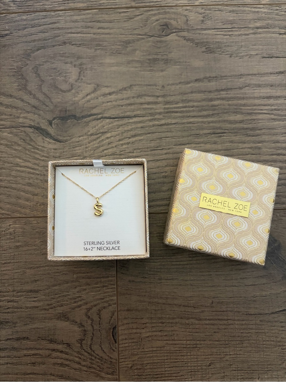 Rachel Zoe Gold S Initial Pendant Necklace